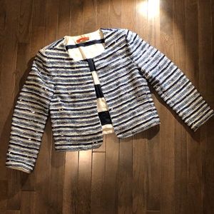 Alice + Olivia Samson Sequined box jacket